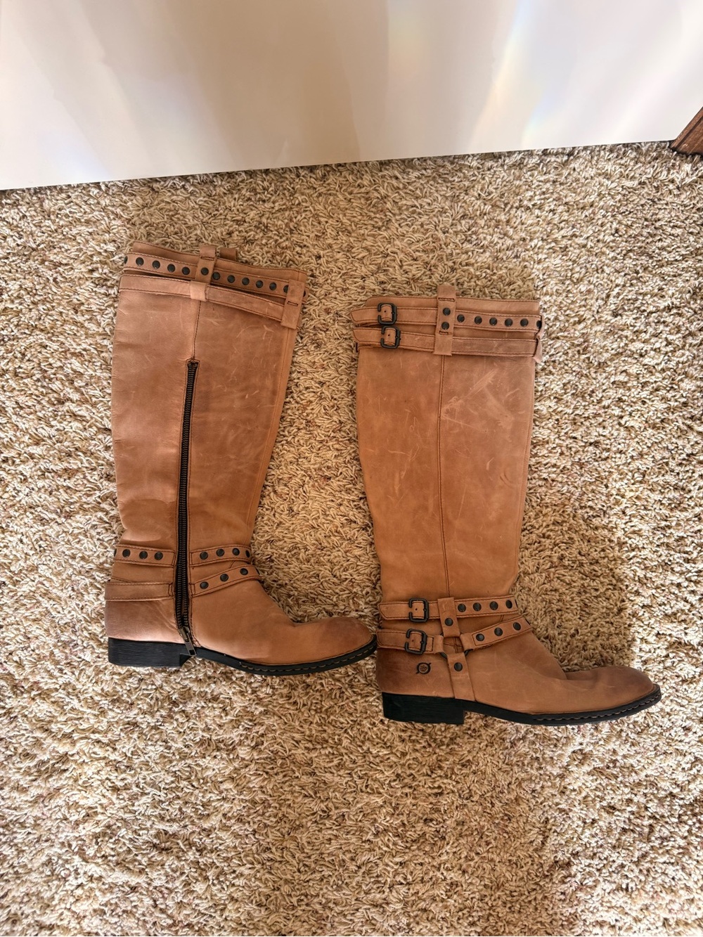 Born Women's size 9 Tall Tan boots